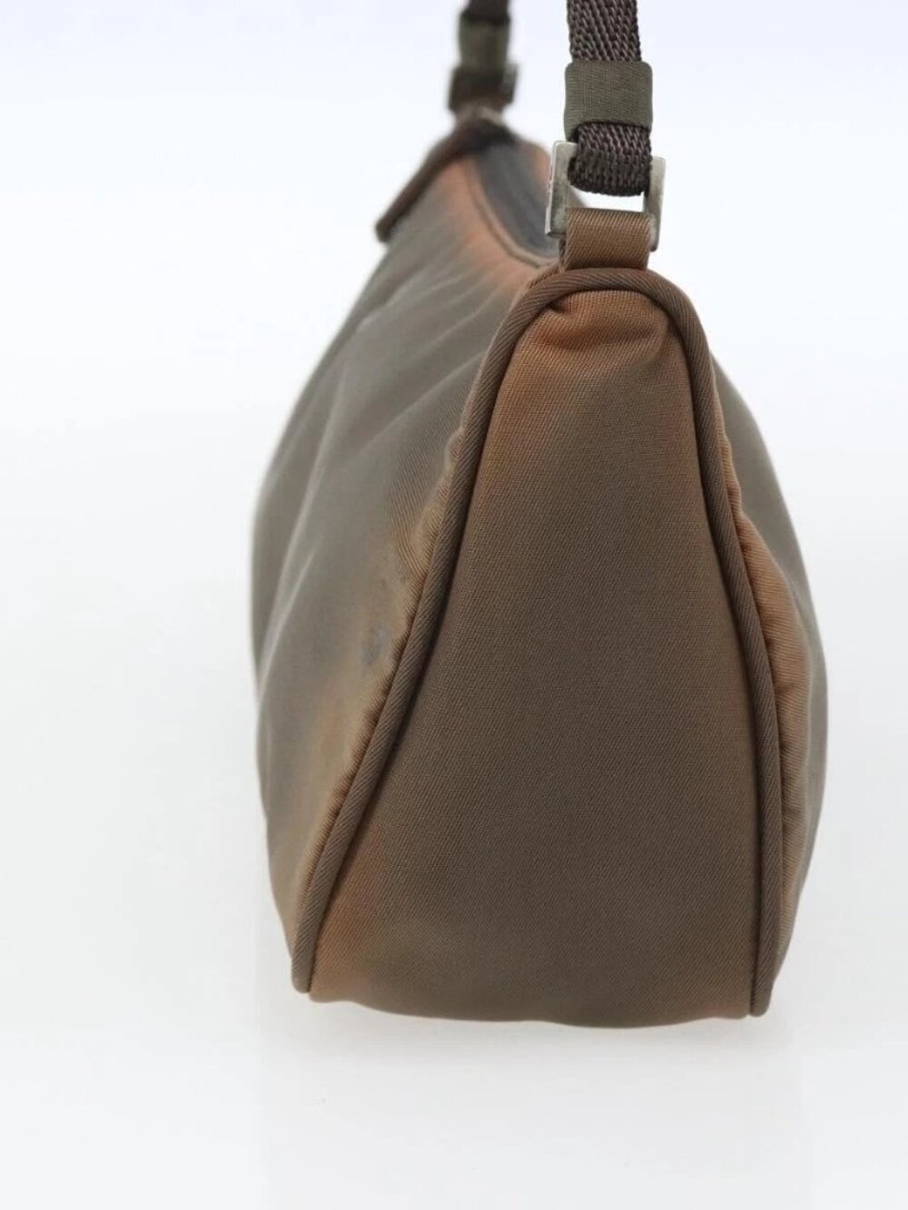 PRADA Accessory Pouch Nylon Brown Auth bs33343 - Picture 5 of 15